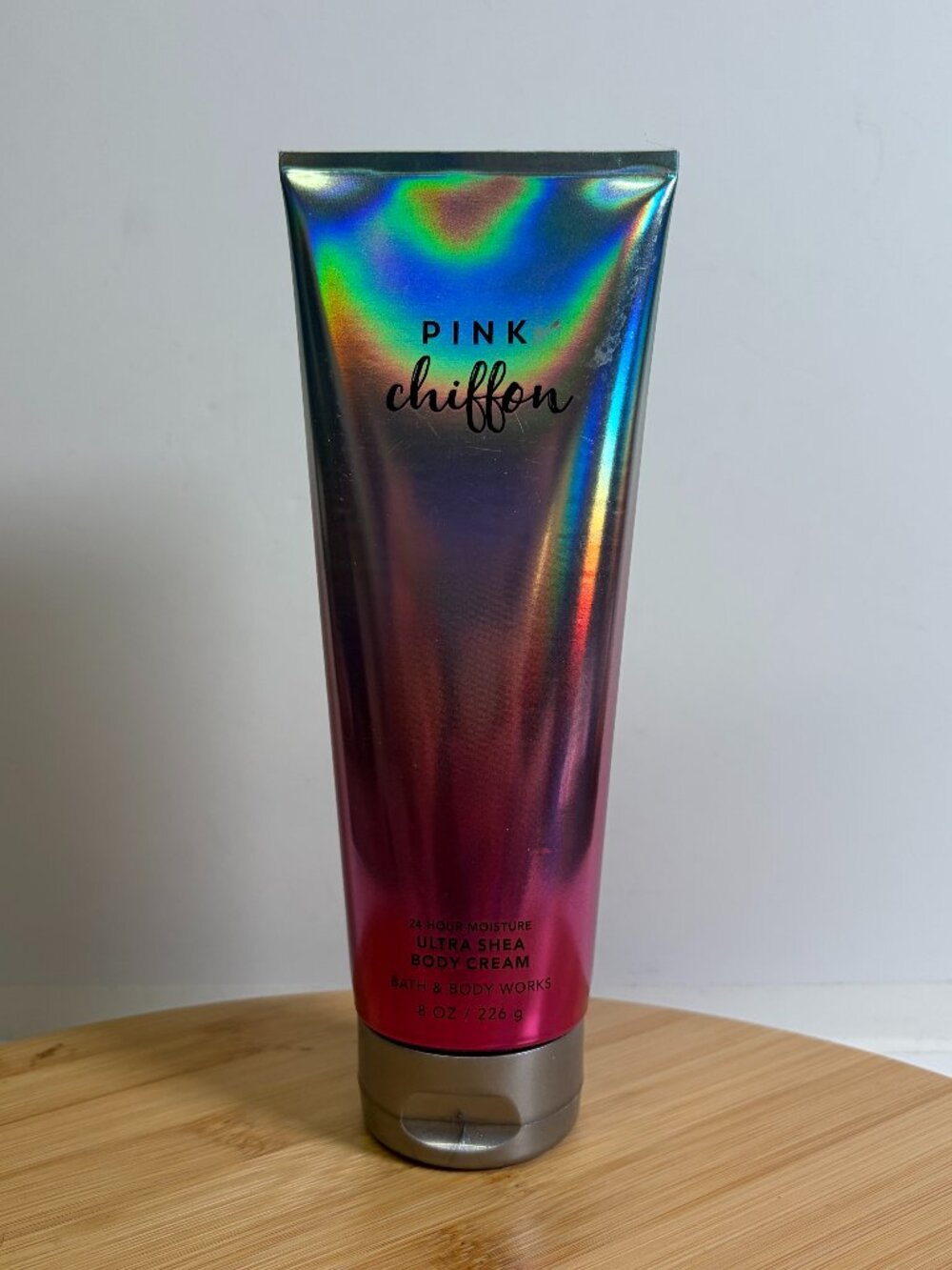 Bath & Body Works Pink Chiffon Body Cream 8 oz Ultra Shea Cocoa Butter Aloe